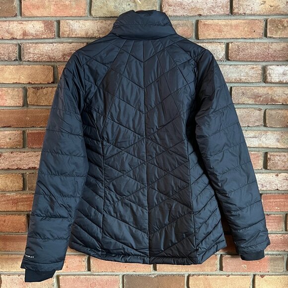 Columbia Heavenly Omni-Heat Quilted Jacket Coat Black Size Small - Picture 2 of 7